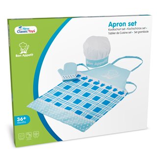 Apron set - blue